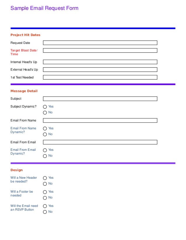 request emails sample