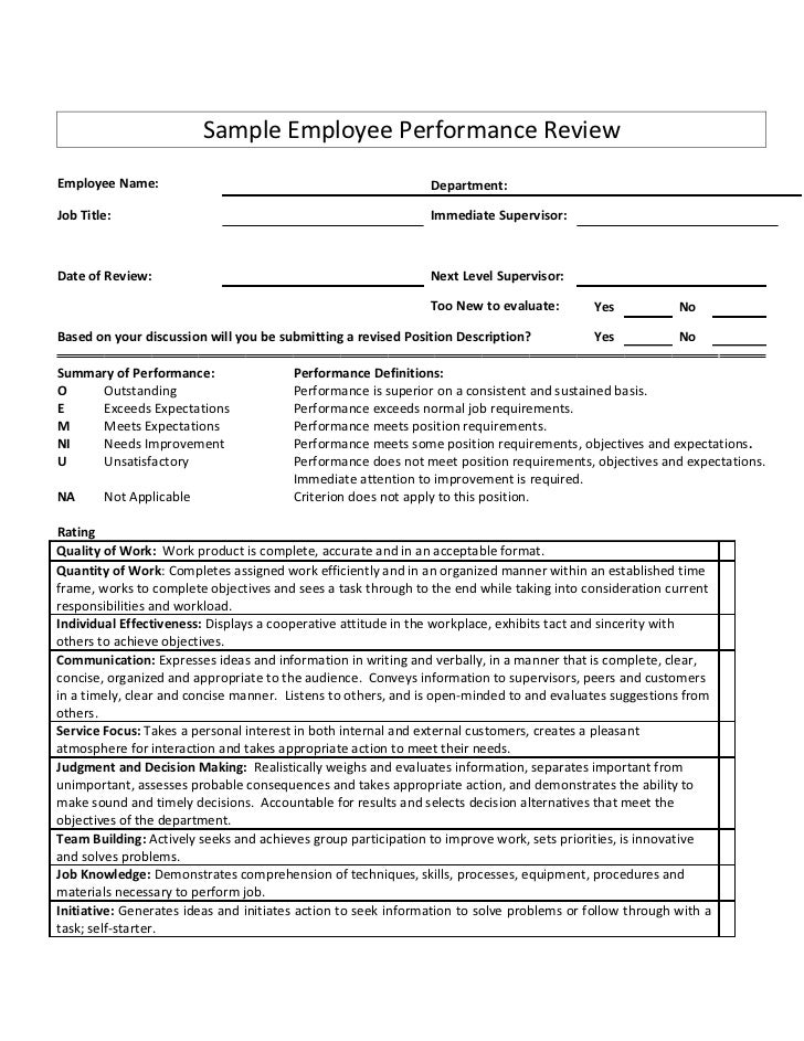 How to Write An Employee Performance Review