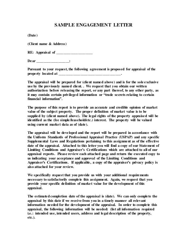 Tax consulting engagement letter