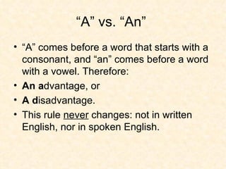 Sample English Lesson | PPT