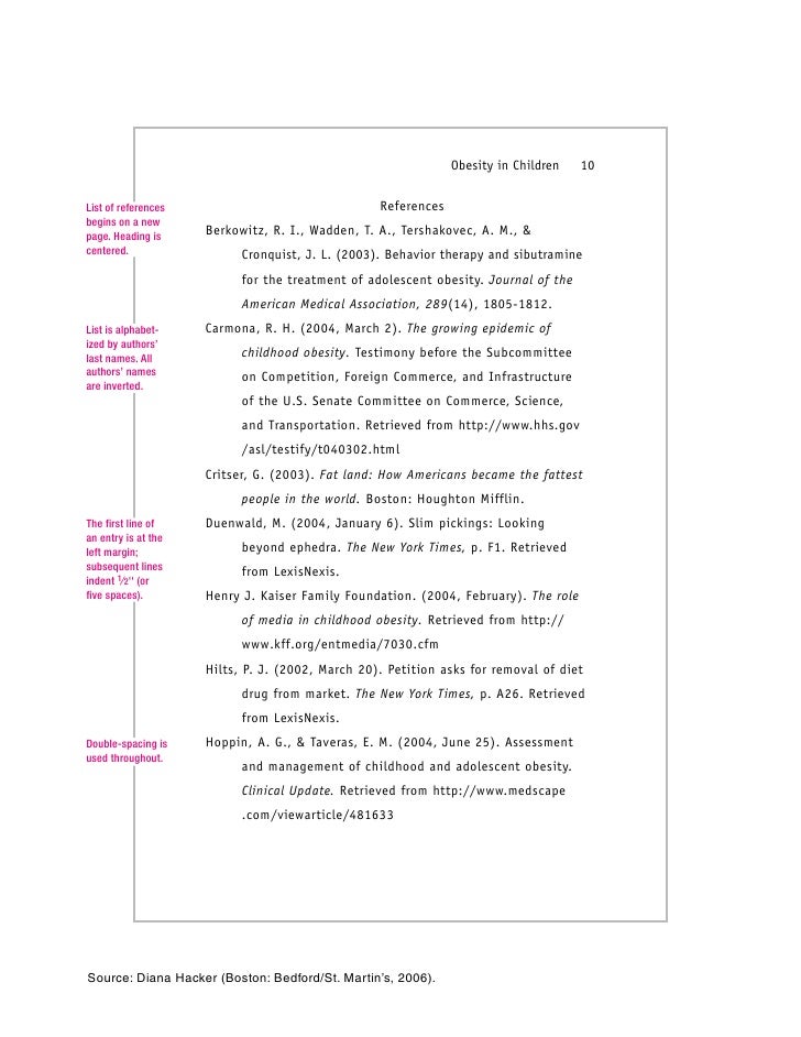 Psychology research paper on childhood obesity