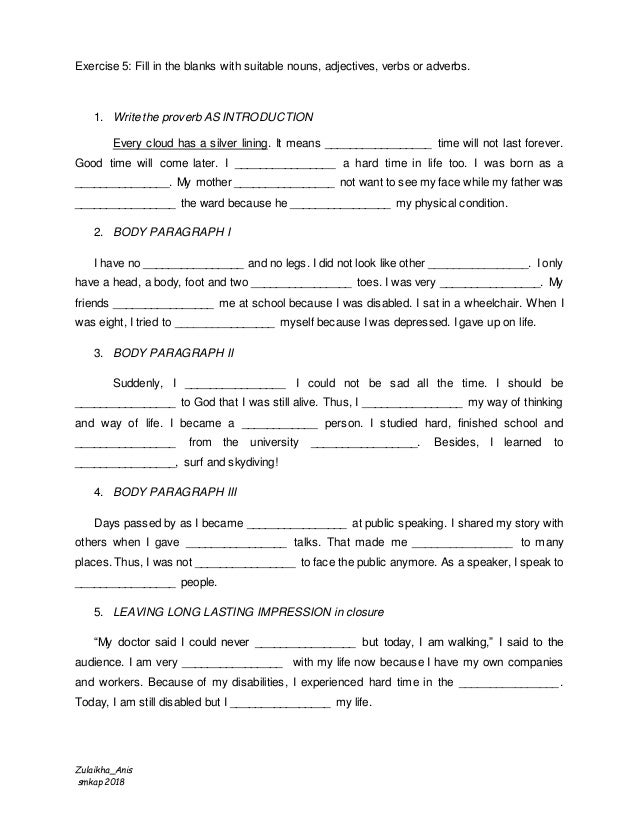 Essay writing exercises high school image
