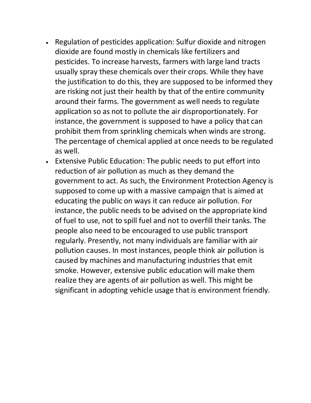 Short essay on air pollution image