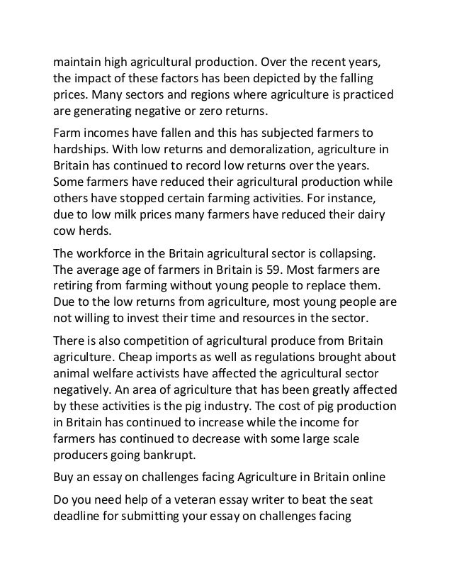 agricultural revolution essays