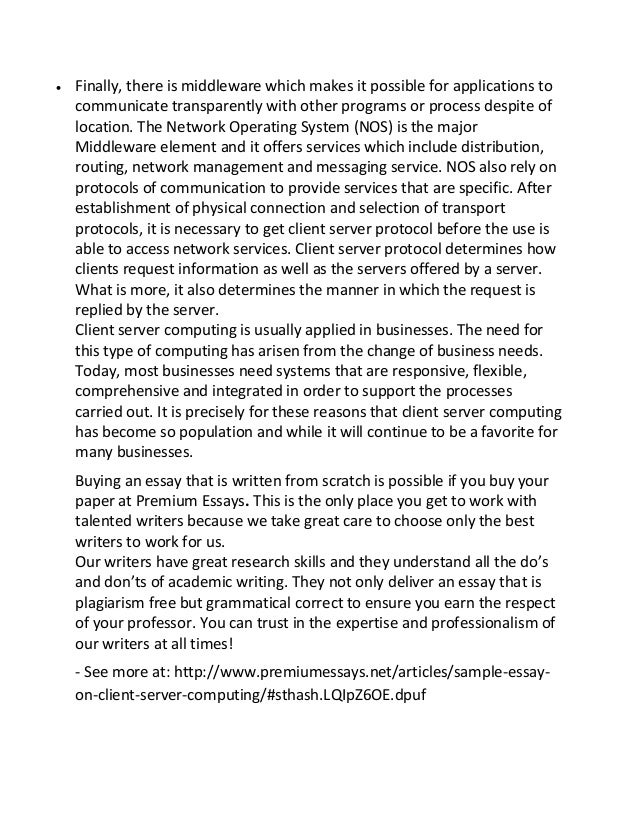 Client essay picture