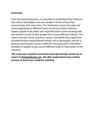 Sample essay on cultural identity | PDF