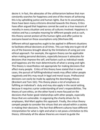 Sample essay on ethics | PDF