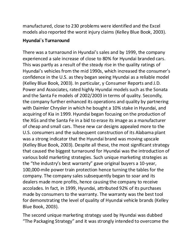 Hyundai case study analysis picture