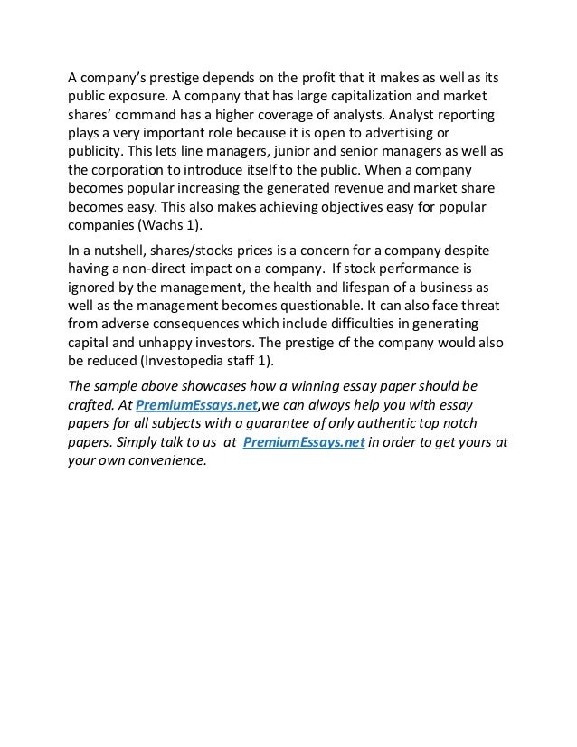 Term paper on stock market image