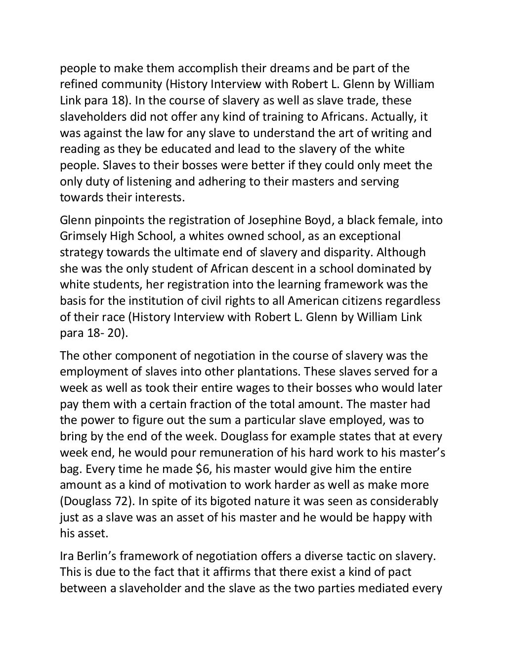 Slavery Essay Examples - Free Argumentative, Analysis and Research Paper Topics slavery essay