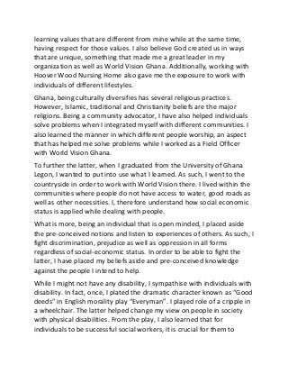 Essay On Social Service - Words | Help Me