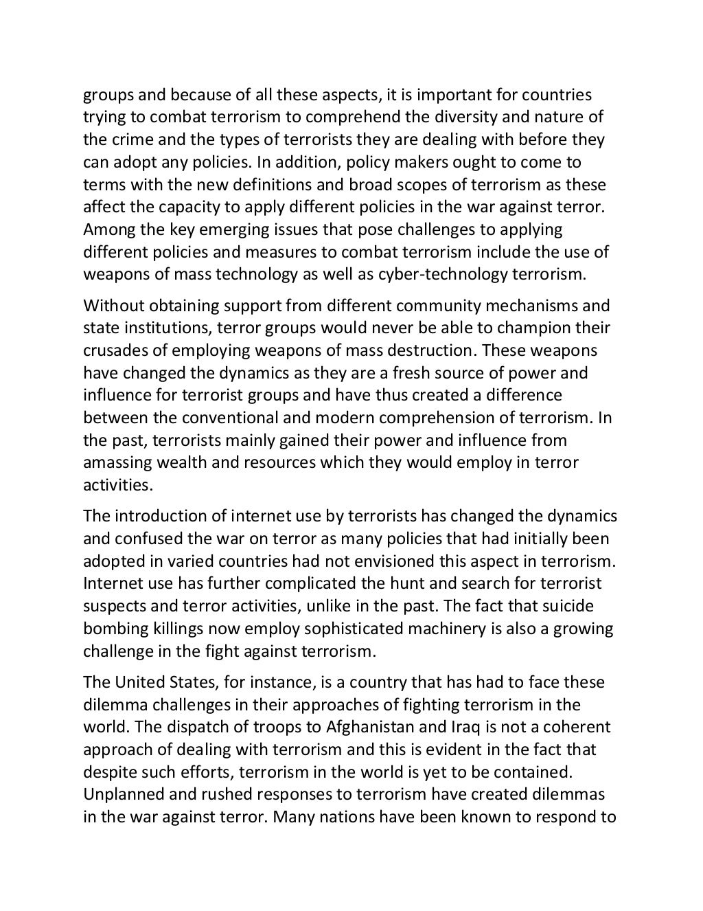 How to Write a Terrorism Essay: Tips, Topics, and Useful Sources an essay on terrorism