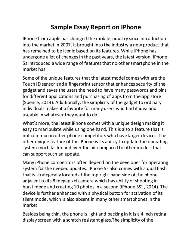 mobile phone history essay