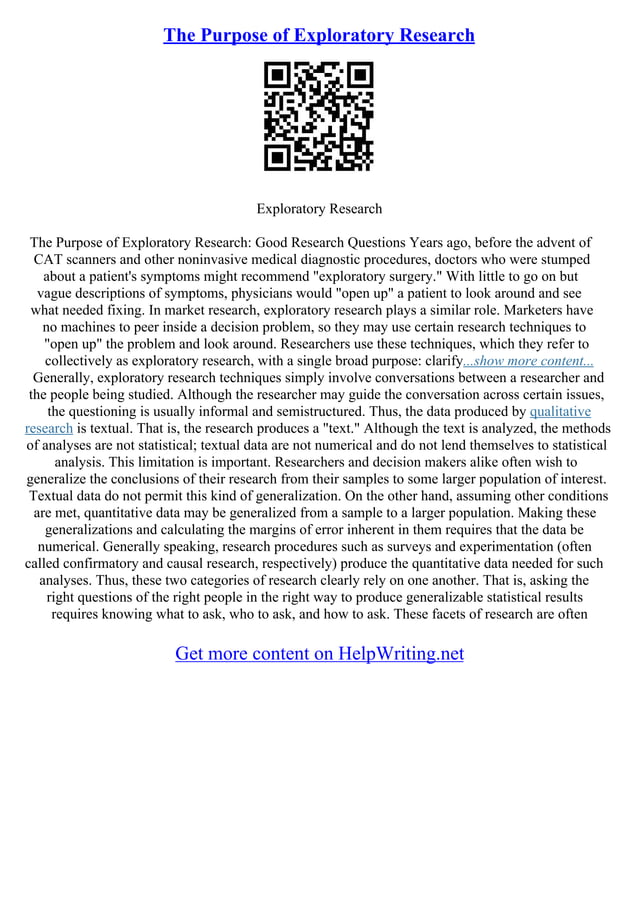 Sample Exploratory Essay | PDF | Diabetes | Diseases and Conditions