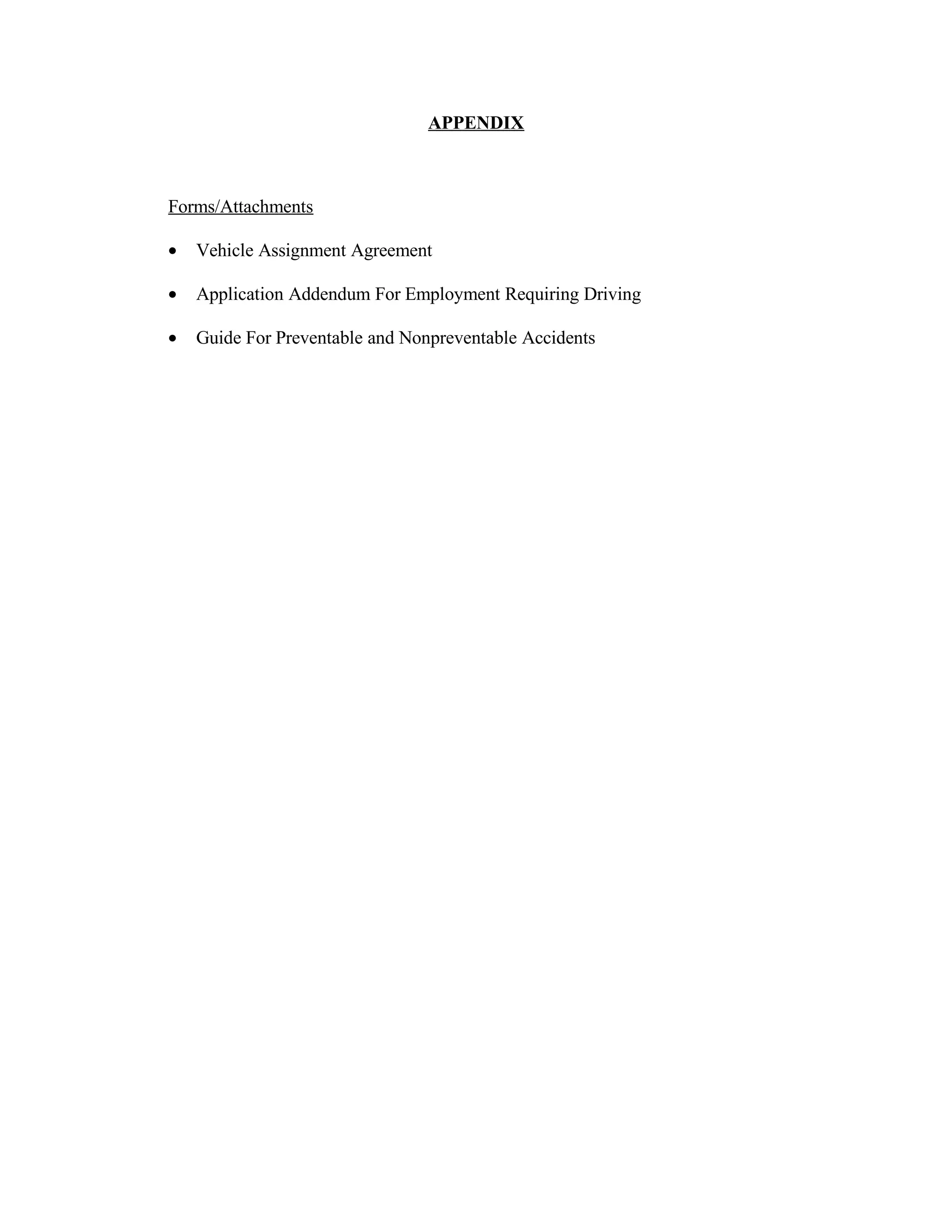 Sample Fleet Safety Program