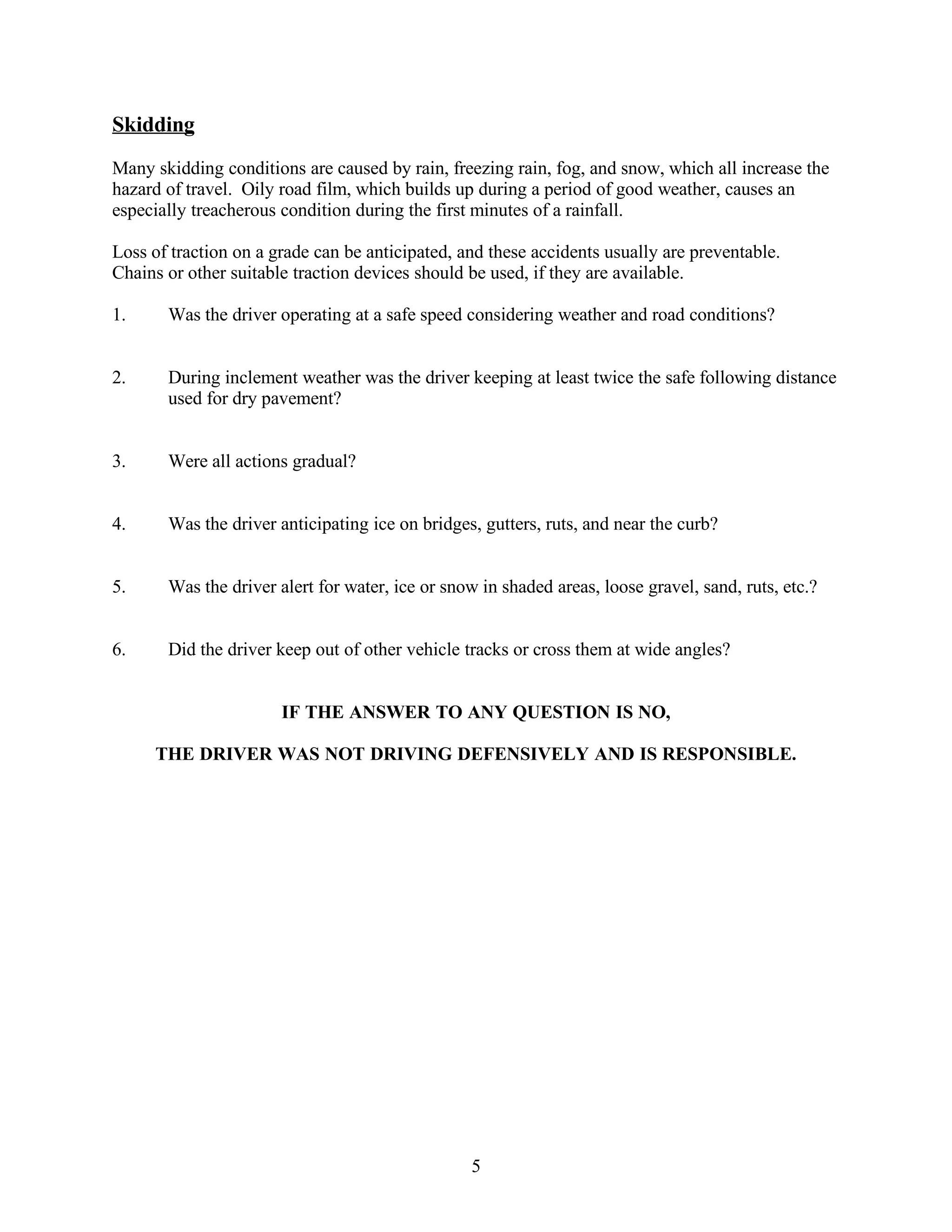 Sample Fleet Safety Program