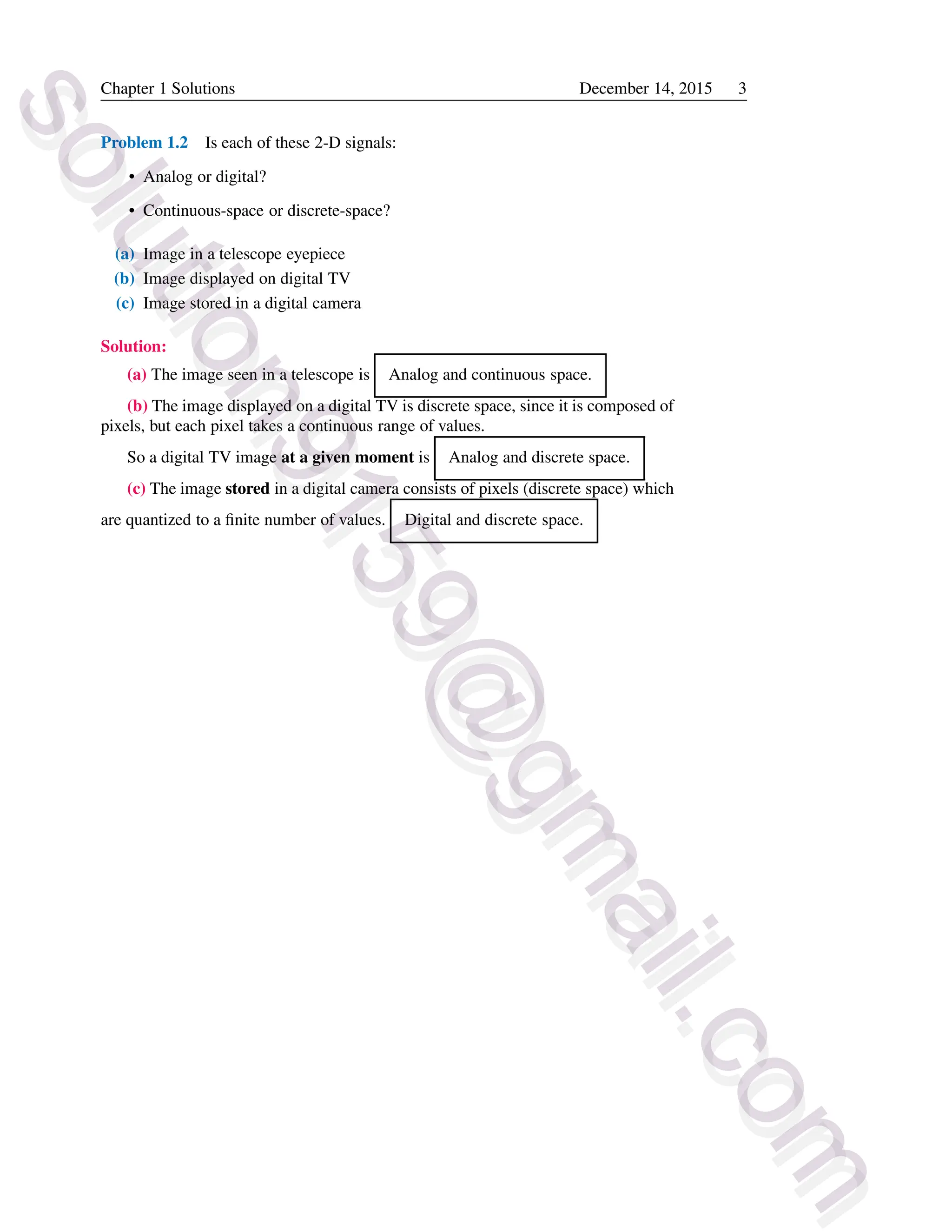 Solution Manual Engineering Signals and Systems by Ulaby & Yagle | PDF ...