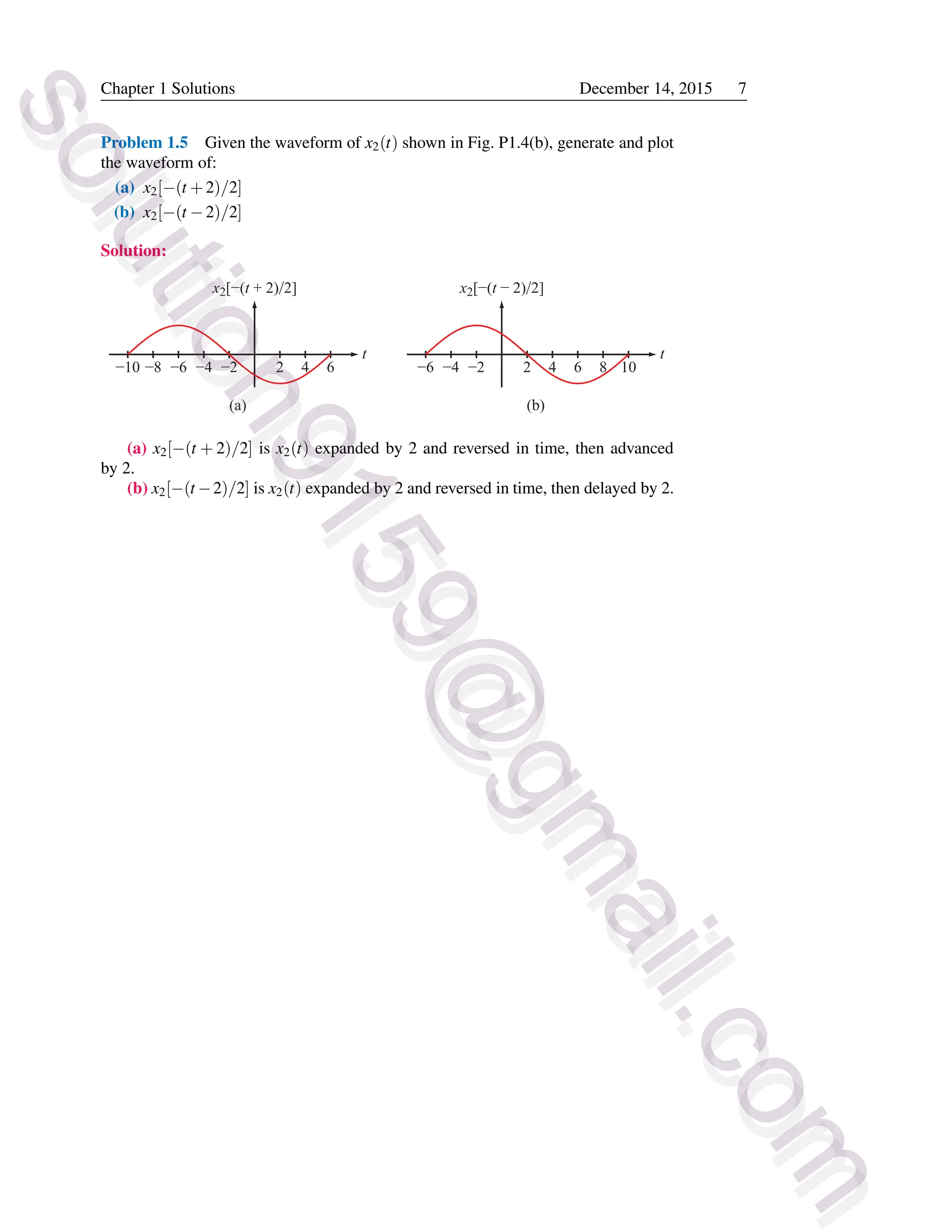 Solution Manual Engineering Signals and Systems by Ulaby & Yagle | PDF