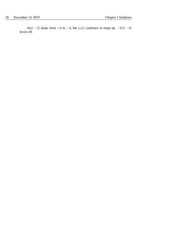 Solution Manual Engineering Signals and Systems by Ulaby & Yagle | PDF