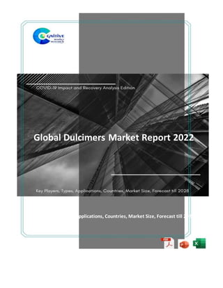 Global Dulcimers Market Report 2022
Key Players, Types, Applications, Countries, Market Size, Forecast till 2028
 