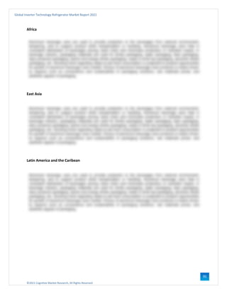 ©2021 Cognitive Market Research, All Rights Reserved
Global Inverter Technology Refrigerator Market Report 2021
91
Africa
East Asia
Latin America and the Caribean
 