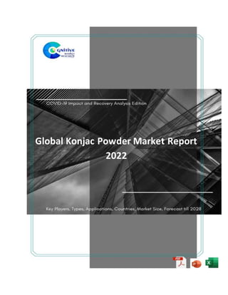 Global Konjac Powder Market Report
2022
 