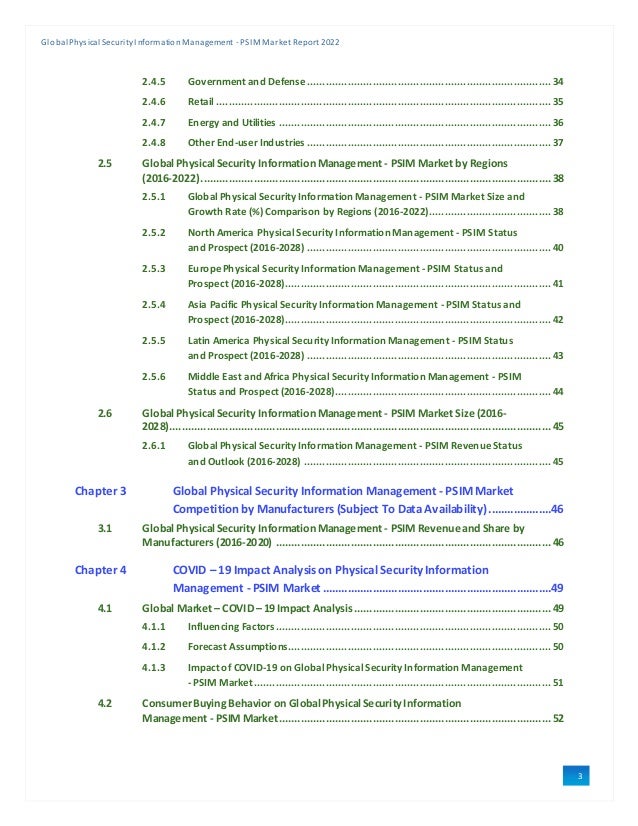 Sample Global Physical Security Information Management - PSIM Market ...