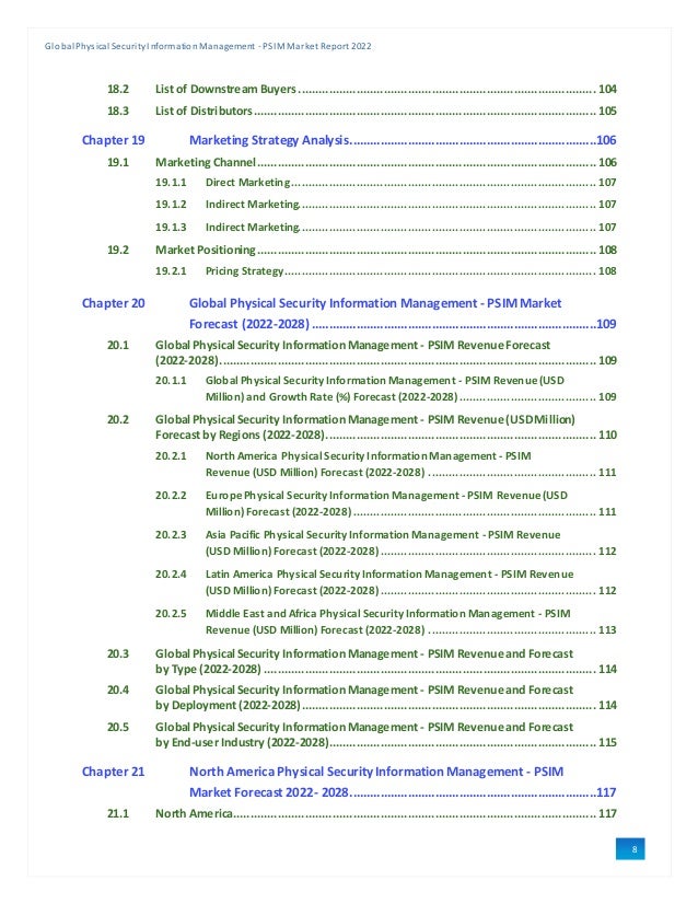 Sample Global Physical Security Information Management - PSIM Market ...