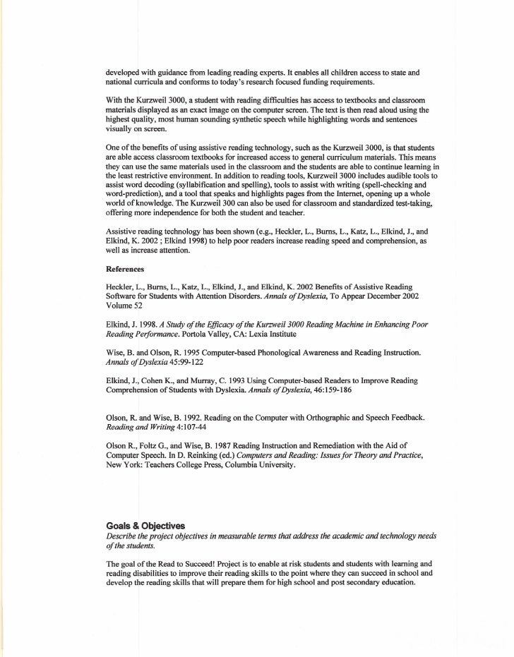 sample grant proposal
