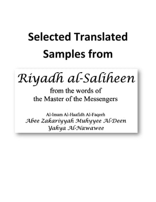 Selected Translated
Samples from
 