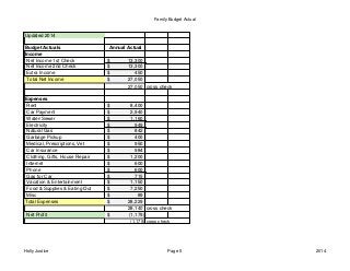 household budget workbook
