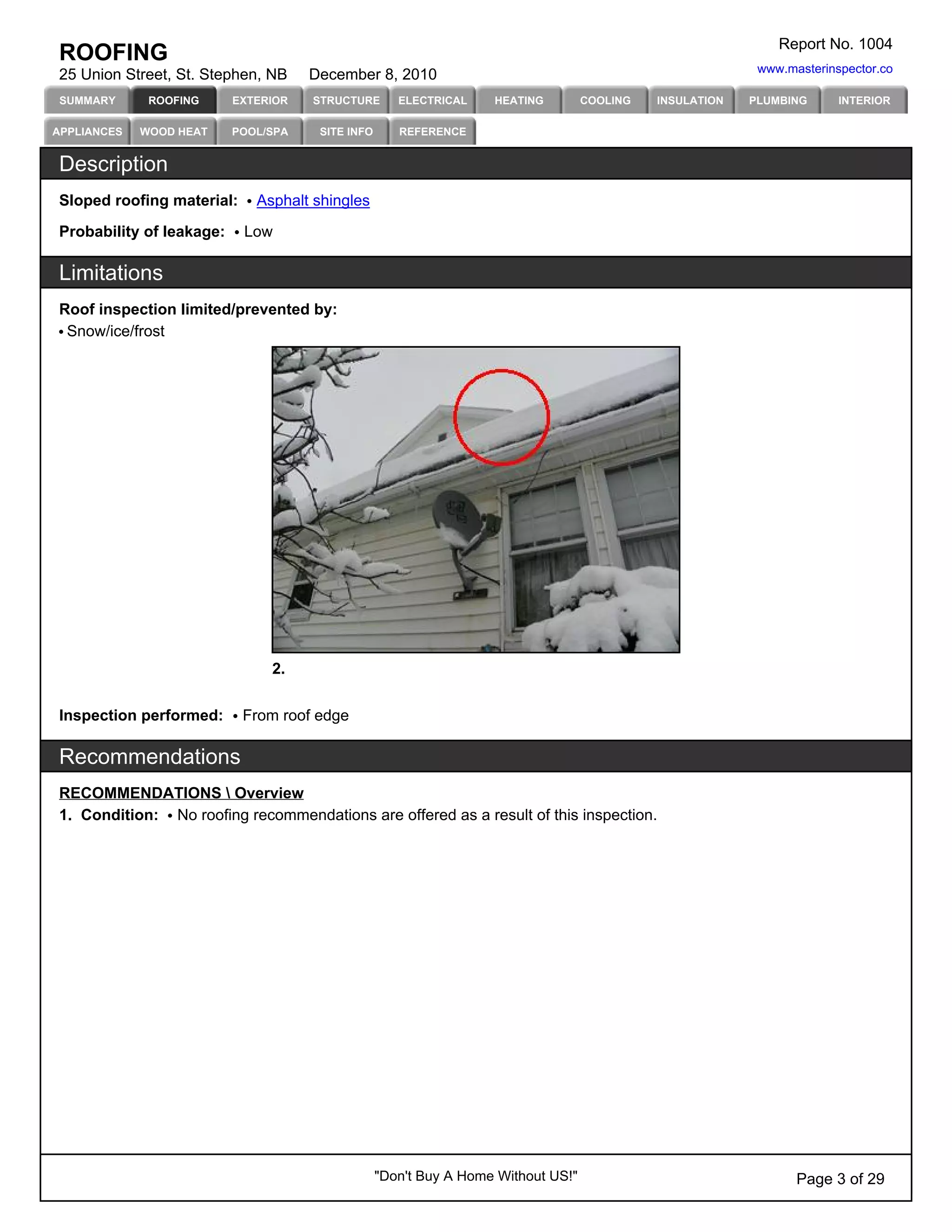 Sample home inspection report | PDF