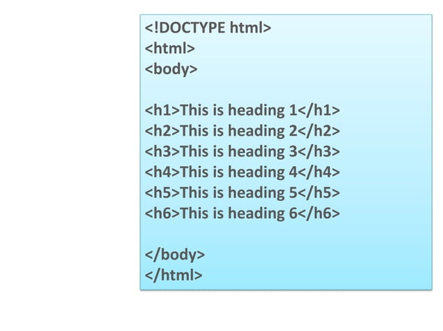Sample html basic projects | PDF