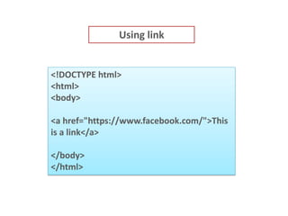 Sample html basic projects | PPT