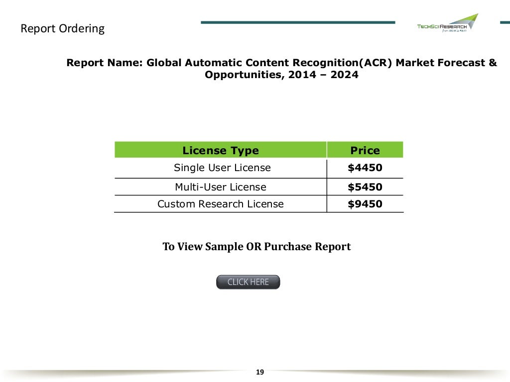 Automatic Content Recognition (ACR) Market 2024 TechSci Research
