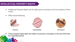 Sample Intellectual Property Rights PPT! | PPTX | Law