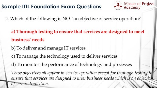 itil exam