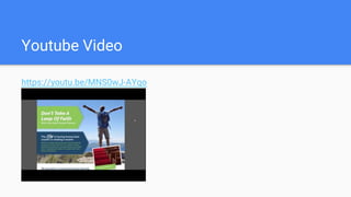 Youtube Video
https://youtu.be/MNS0wJ-AYqo
 