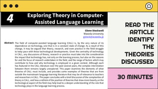 Theories of Computer Assisted Language Learning | PDF