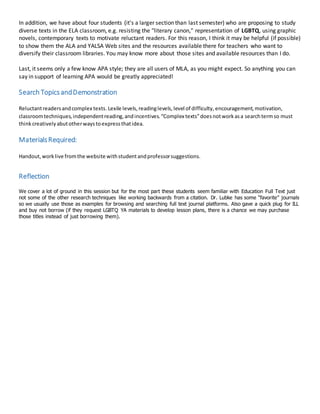 Sample Library Instruction Lesson Plan | DOCX