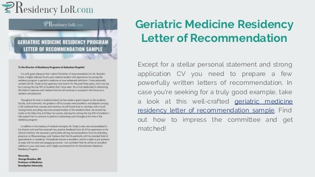 amazing collection of residency letter of recommendation samples recommendation letter for medical residency
