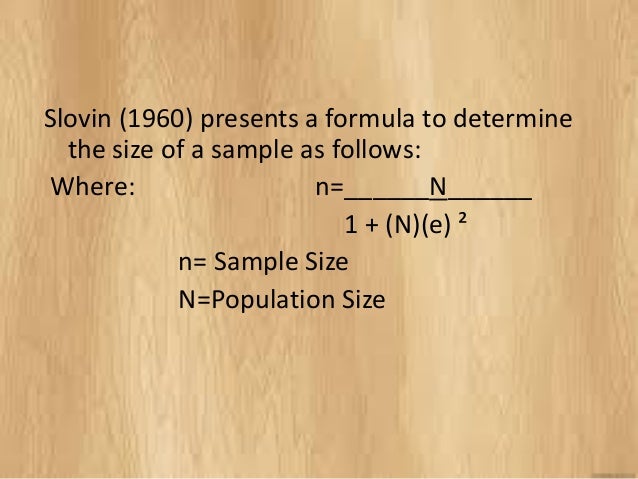 Samplels & Sampling Techniques