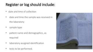 Testing Sample. Register Comprehensive Guide to Sample Management in Clinical Laboratories for ...