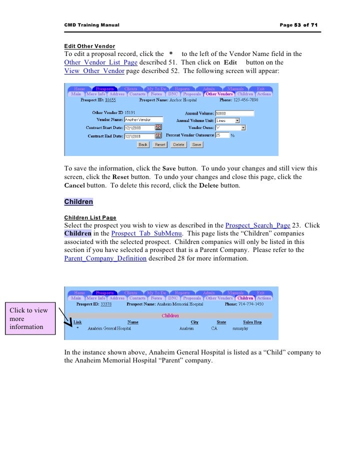 sample training manual