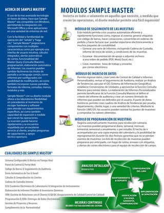 Sample Master LIS Software Spanish | PDF