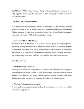 Insurance Project Report Mba Pdf Sample mba final year project | DOC