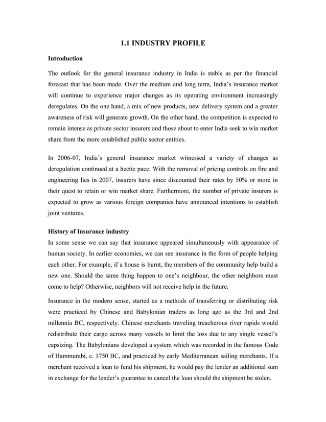 Sample Mba Final Year Project