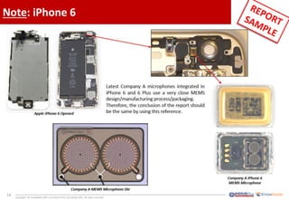 14
Copyrights © KnowMade SARL and System Plus Consulting SARL. All rights reserved.
Note: iPhone 6
 