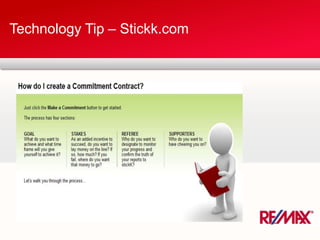 Technology Tip – Stickk.com
 
