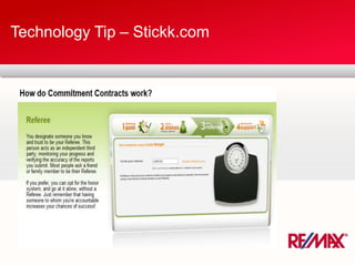 Technology Tip – Stickk.com
 
